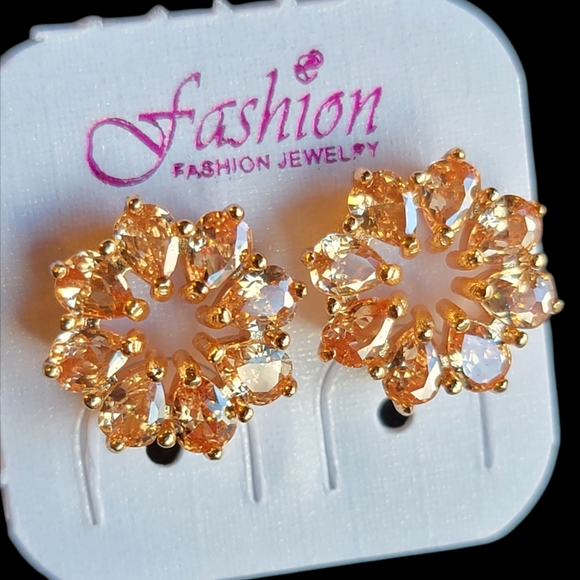 Indian/pakistani Yellow Amethyst Drop by Fashion jewelry - Picture 4 of 8